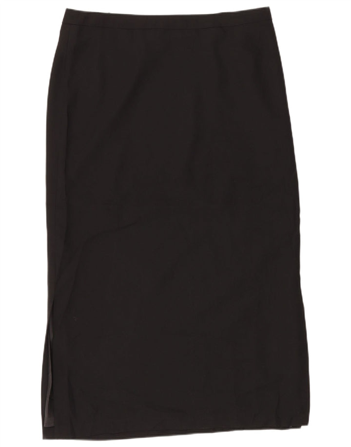 Marks & Spencer Damska spódnica maxi UK 16 duża W34, czarna, poliester