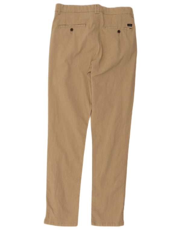 Spodnie Chino chłopięce Zara Slim 13-14 lat W30 L30 Beżowa bawełna