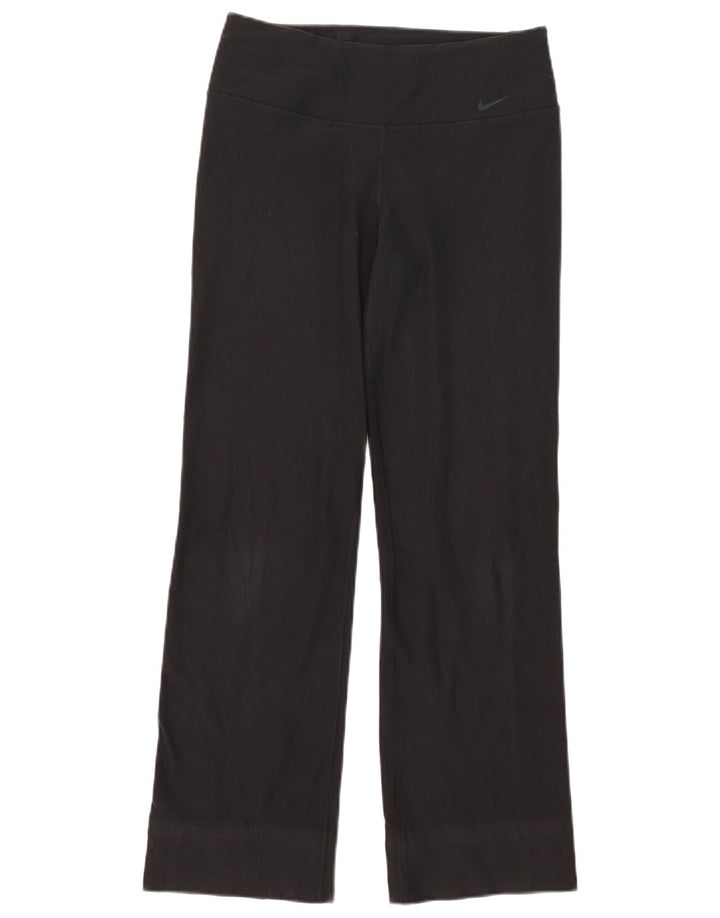 Damskie spodnie dresowe Nike Dri Fit UK 12, średni czarny poliester