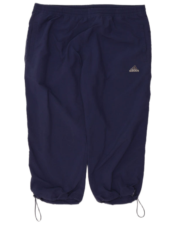 Męskie spodnie dresowe ADIDAS Capri XL, granatowe, poliestrowe
