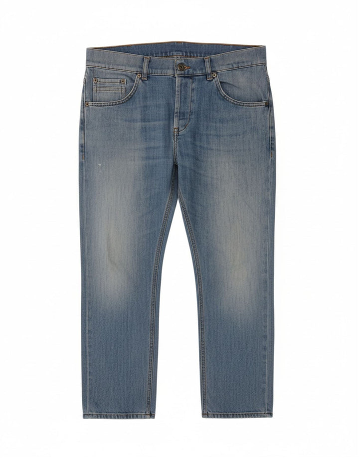 DONDUP Mens Ritchie Distressed Skinny Jeans W34 L24 Blue Cotton Vintage Dondup and Second-Hand Dondup from Messina Hembry 