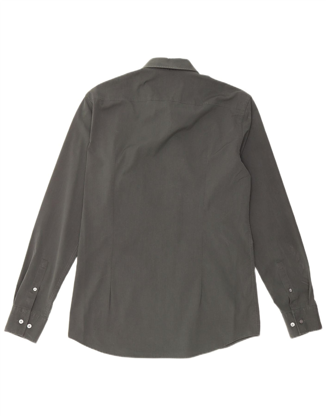 Męska koszula slim fit HUGO BOSS, rozmiar 40, średnia, zielona bawełna