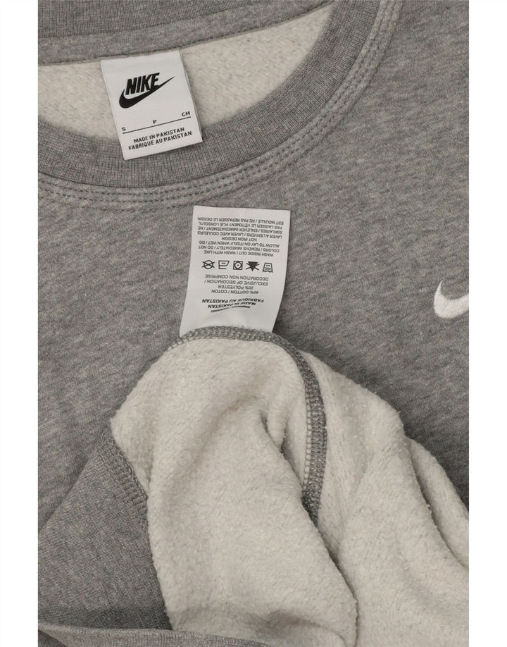 Męska bluza dresowa Nike, mała, szara, nakrapiana, bawełniana