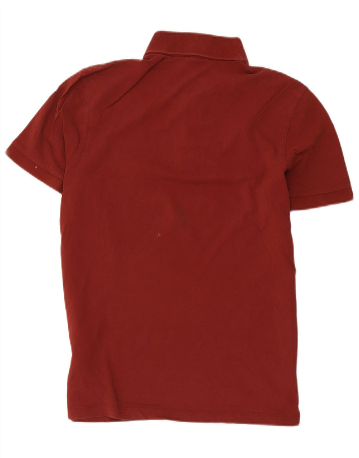 Męska koszulka polo HUGO BOSS, mała, brązowa, bawełniana