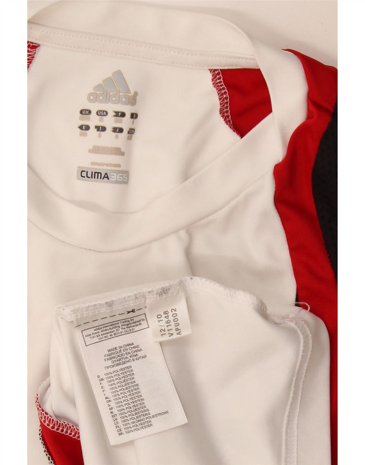 T-shirt męski ADIDAS Clima 365 Top UK 40/42 Średni biały blok kolorów