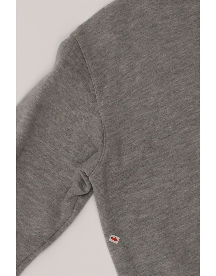 Chłopięca bluza Reebok z grafiką, 11-12 lat, szara bawełna