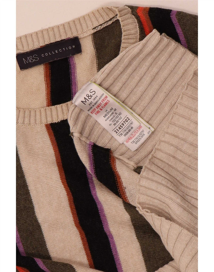 Sweter damski Marks & Spencer z okrągłym dekoltem, UK 14, średni, wielokolorowy