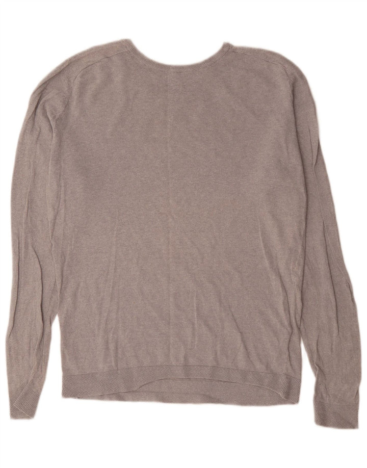 Męski sweter Jack & Jones z okrągłym dekoltem, duży, szary, lniany