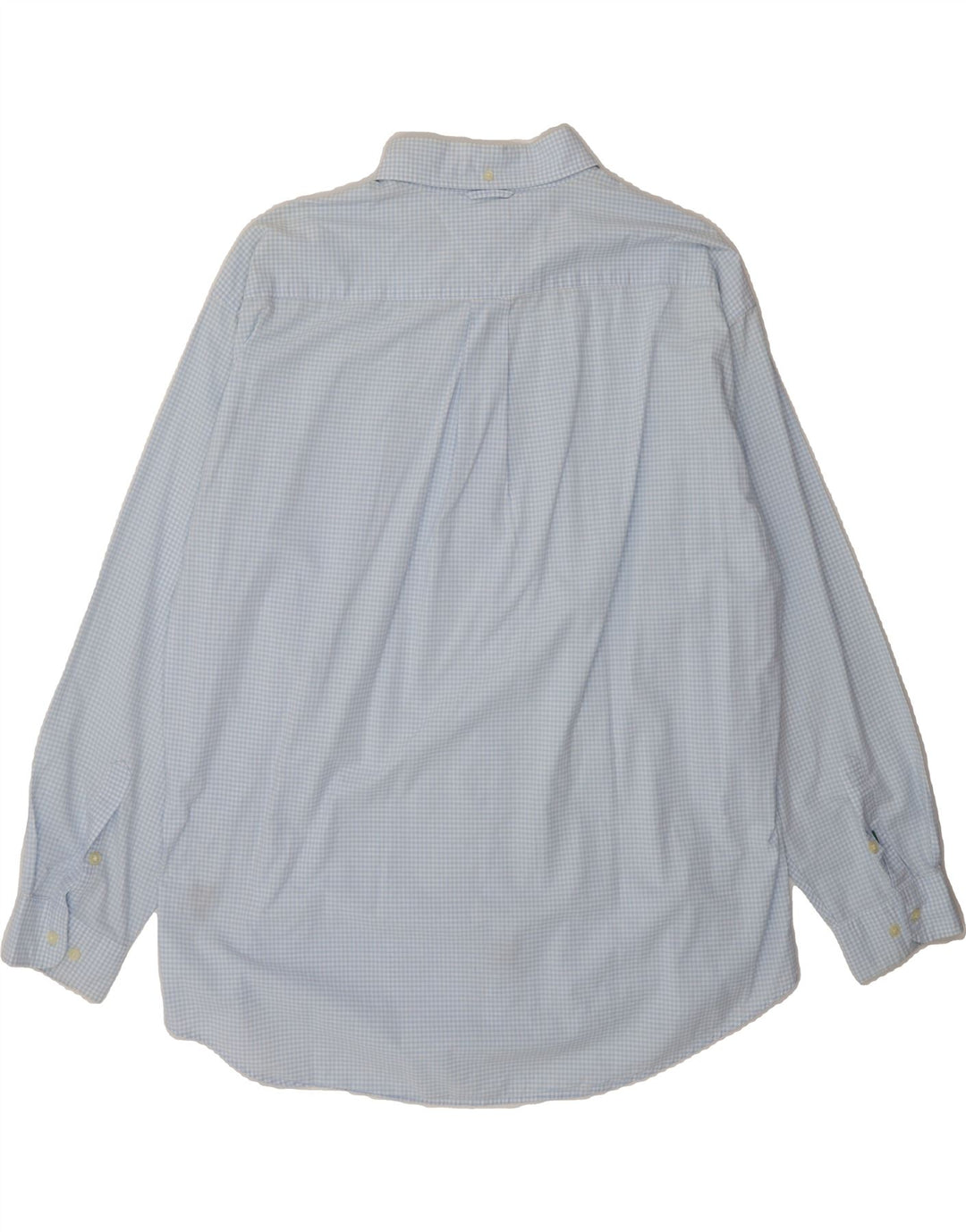 TOMMY HILFIGER Mens Shirt XL Blue Gingham Cotton Vintage Tommy Hilfiger and Second-Hand Tommy Hilfiger from Messina Hembry 
