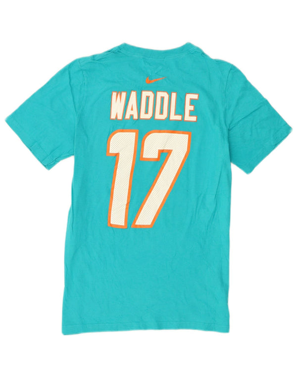 Damska koszulka z grafiką Nike Miami Dolphins Top UK 14, duża, turkusowa bawełna