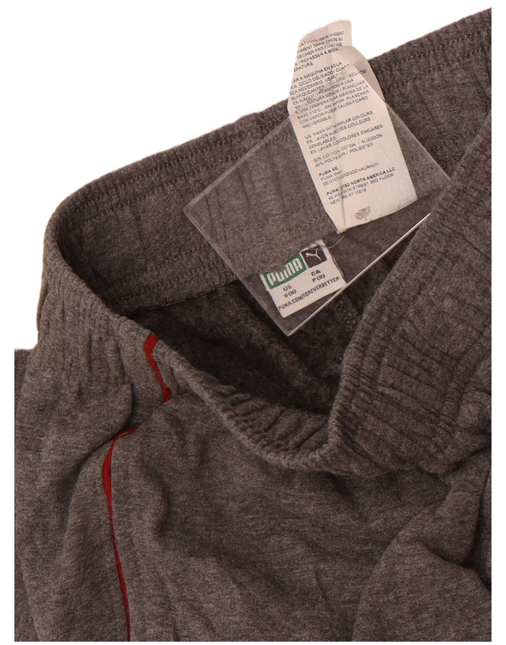 Chłopięce spodnie dresowe Puma Joggers 7-8 lat, małe, szare, bawełniane
