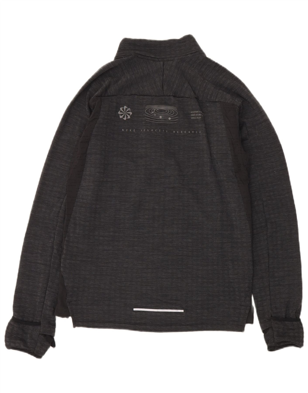 Męska kurtka dresowa Nike, mała, czarna, z poliestru w cętki