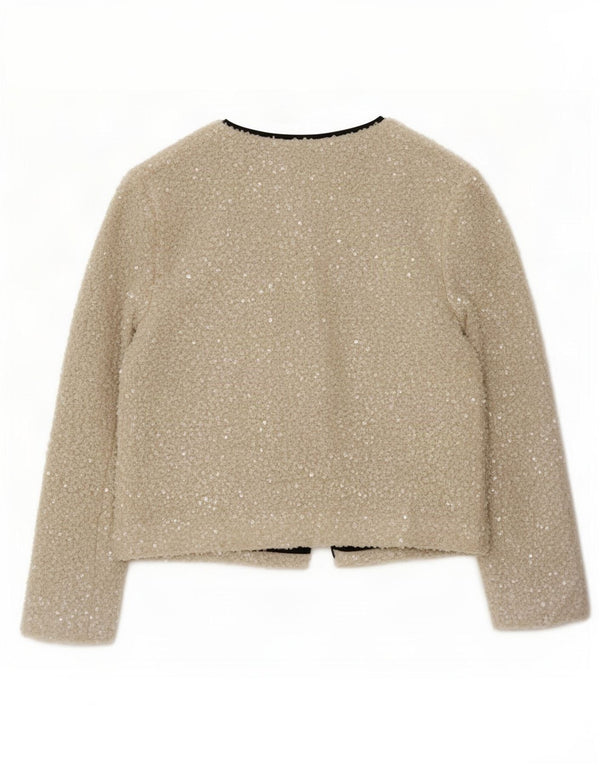 Marks & Spencer Damska marynarka oversize UK 10, mała w kolorze złamanej bieli