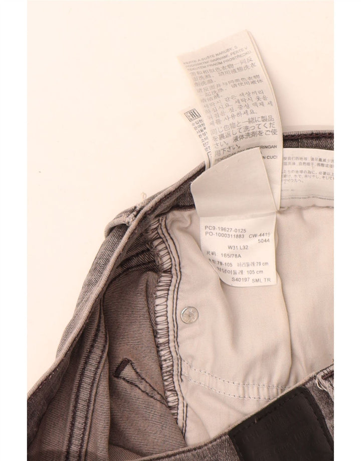 Damskie jeansy Levi's 312 Shaping W31 L32 Szara bawełna