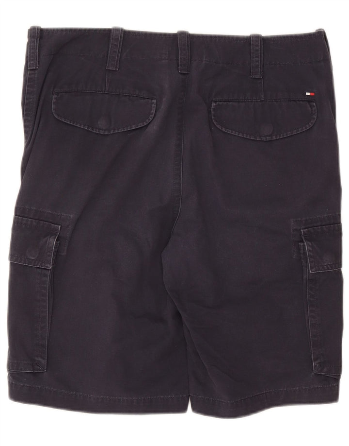 Męskie spodenki cargo Tommy Hilfiger W32, duże, granatowe, bawełniane