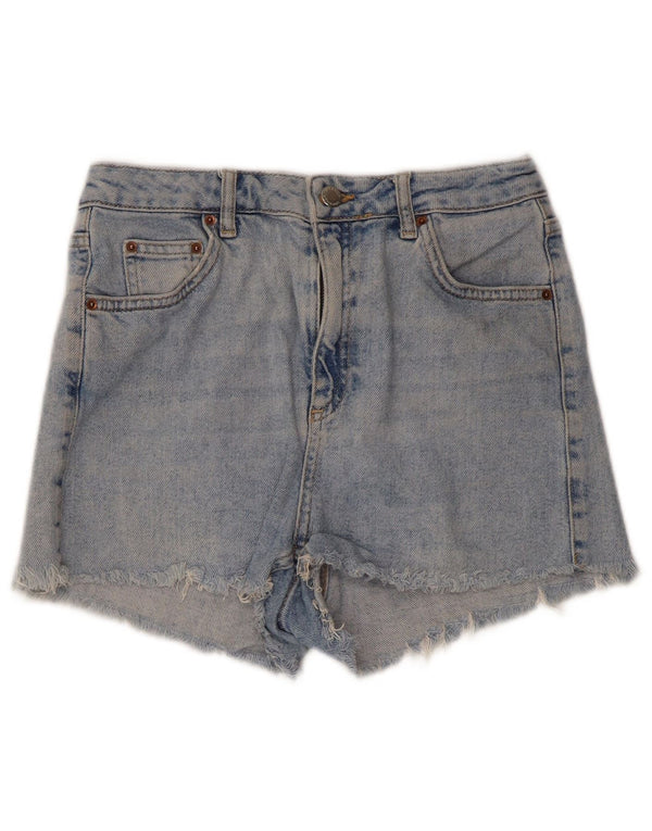 Damskie spodenki jeansowe Topshop Mom w trudnej sytuacji UK 10 Small W28 Niebieskie bawełniane