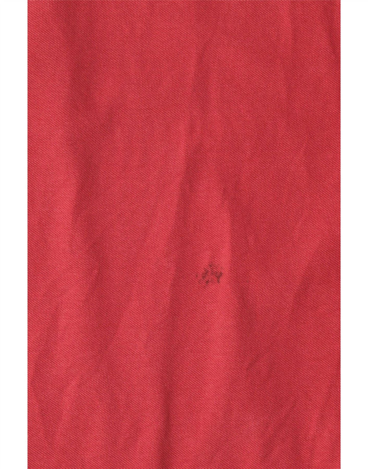 Crew Clothing Męska koszulka polo, duża, czerwona, bawełniana
