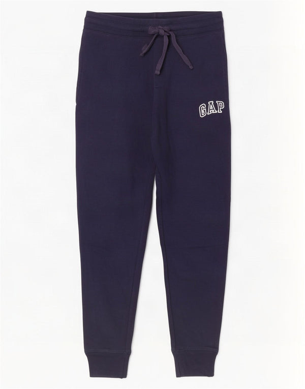 Męskie spodnie dresowe Gap Graphic Joggers XS Granatowe, bawełniane