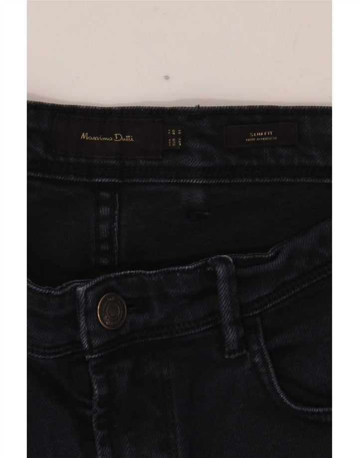 Jeansy męskie Massimo Dutti EU 40 Medium W31 L30 Granatowe