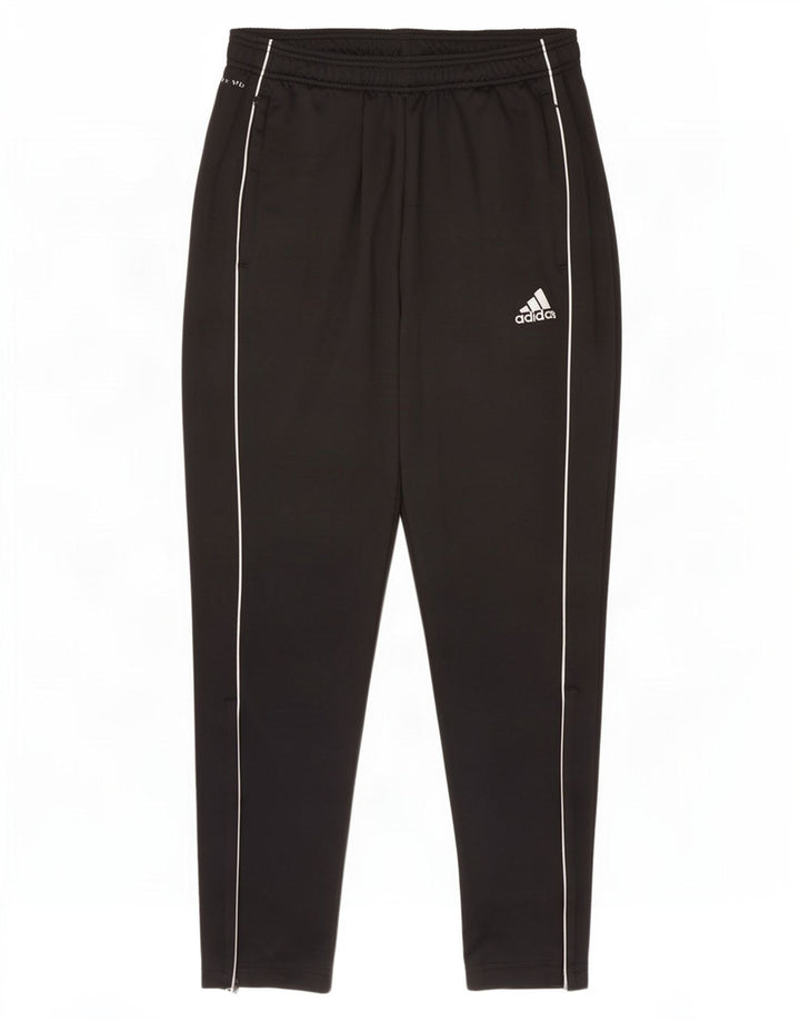 Damskie spodnie dresowe Adidas, średni czarny poliester