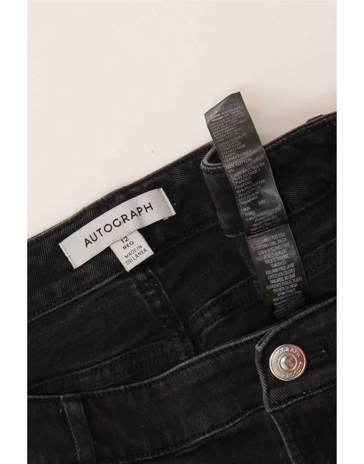 Marks & Spencer Damskie dżinsy zwężane z autografem UK 12 Medium W32 L29 Szare