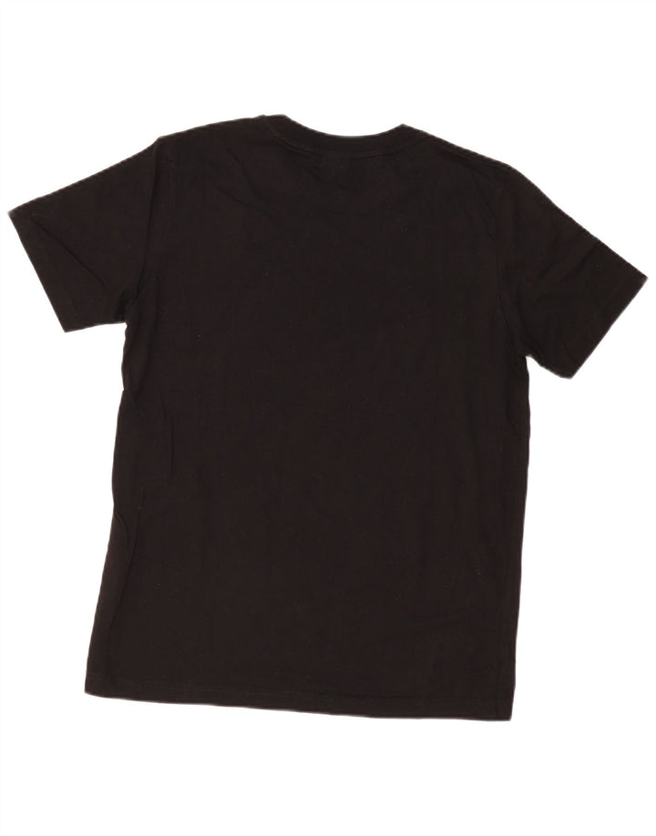 T-shirt męski Hugo Boss, średni czarny, bawełniany