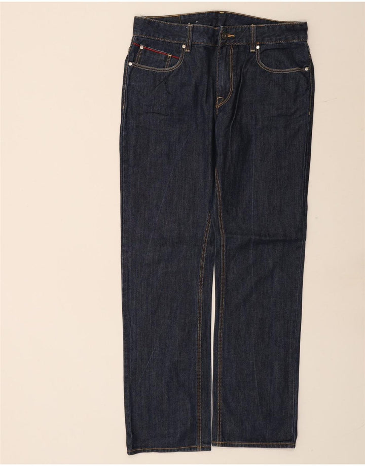 Męskie proste dżinsy PUMA W32 L32 Granatowa bawełna