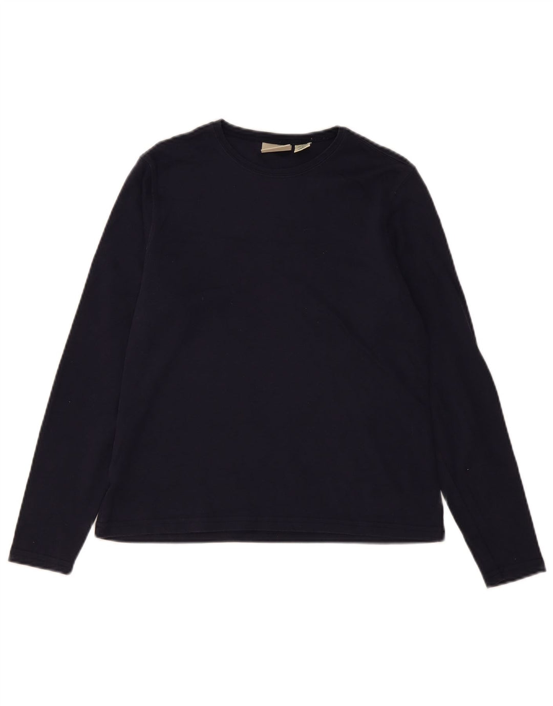 Top damski L.L.BEAN z długim rękawem, UK 10, mały, granatowy, bawełniany