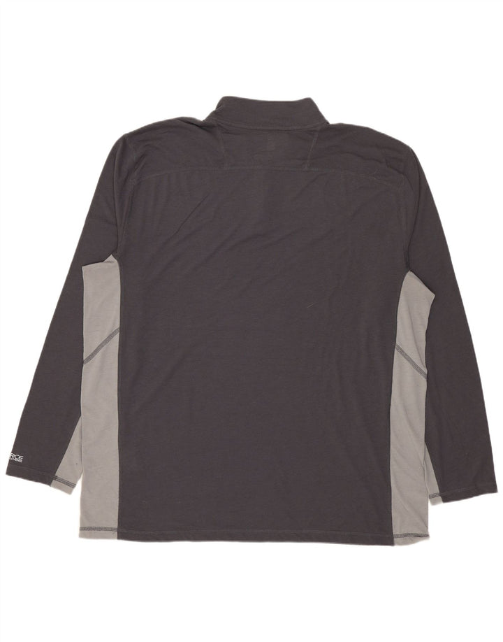 Męski dres Carhartt z zamkiem błyskawicznym i topem XL w kolorze szarym