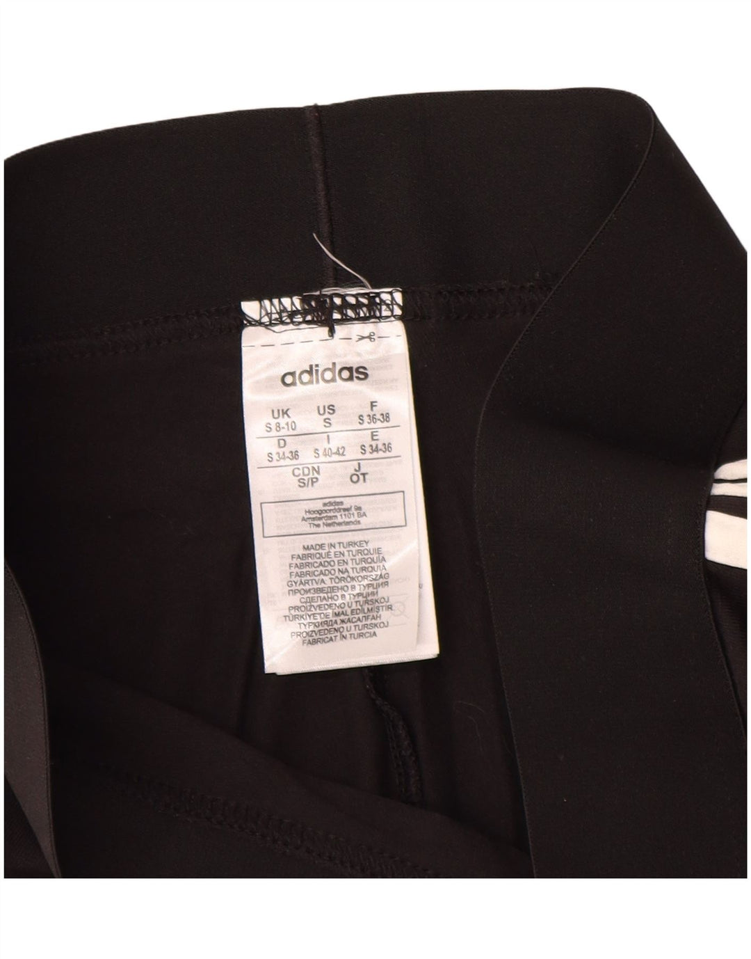 Legginsy damskie ADIDAS UK 8/10, małe, czarne, bawełniane