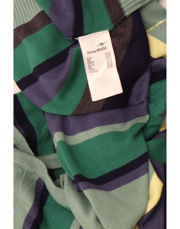 Sweter damski KANGAROOS z kapturem, UK 18/20 XL, wielokolorowe paski