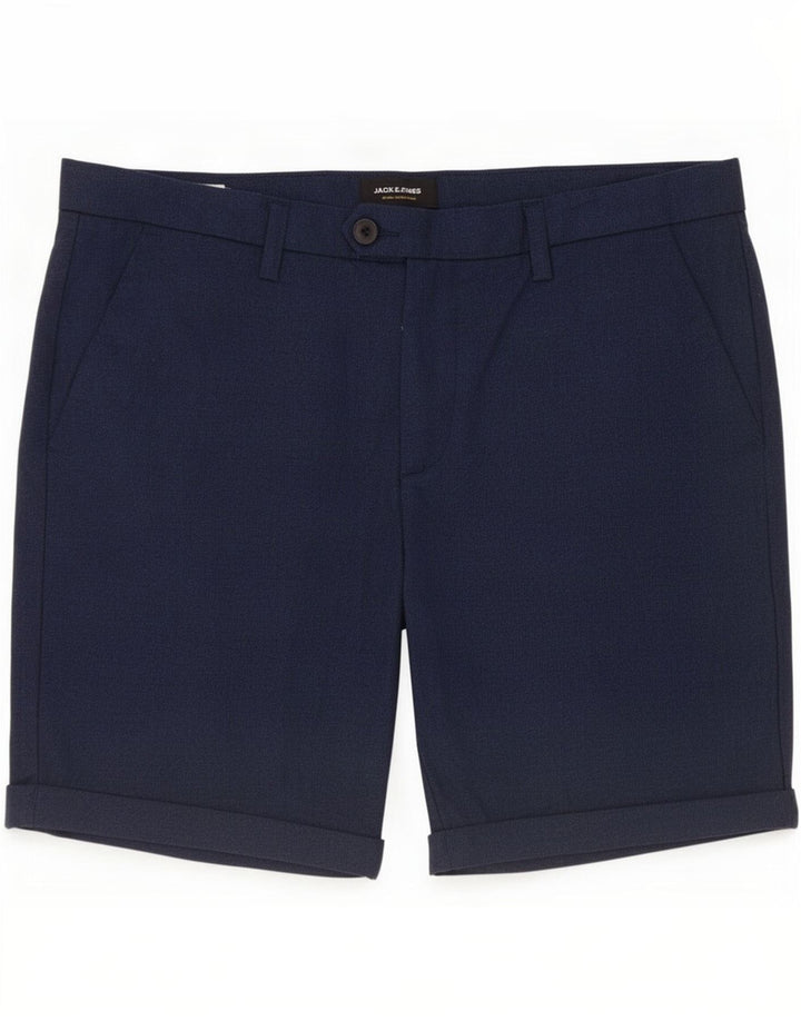 Męskie spodenki chino Jack & Jones, duże, W34, granatowe, poliestrowe