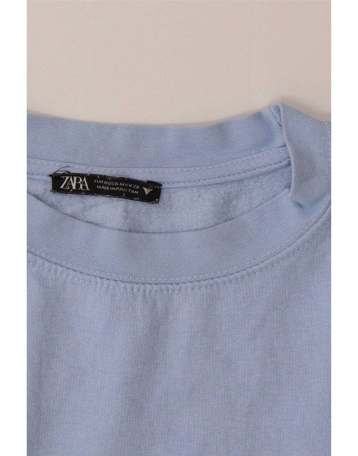 Bluza damska Zara Sweter UK 14 Średni Niebieski
