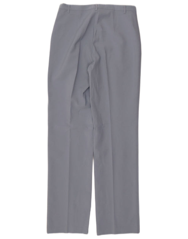 Damskie spodnie casual z wysokim stanem Benetton IT 44 Medium W28 L31 niebieskie