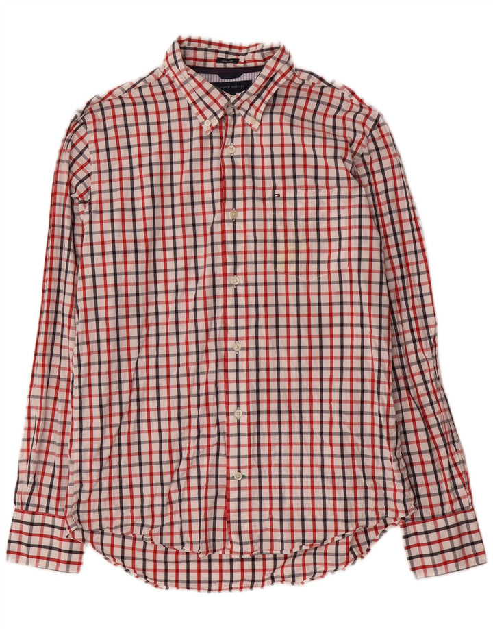 Męska koszula slim fit Tommy Hilfiger w średnią wielobarwną kratkę, bawełniana