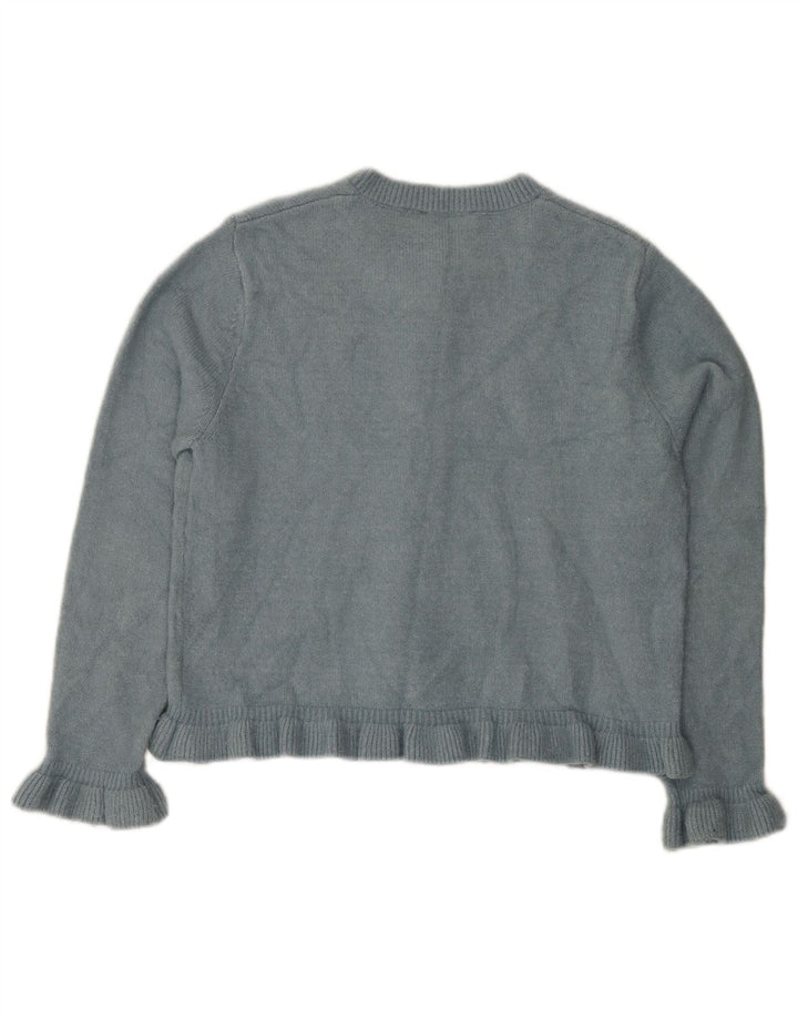 Sweter damski Zara Cardigan UK 14, średni niebieski, poliester