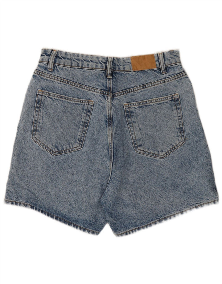Damskie spodenki jeansowe Zara EU 40 Medium W30, niebieska bawełna