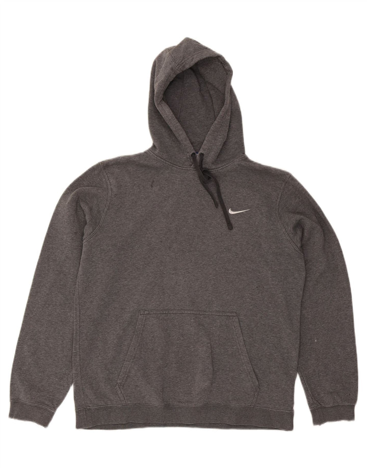 NIKE Mens Hoodie Jumper Large Grey Vintage Nike and Second-Hand Nike from Messina Hembry 