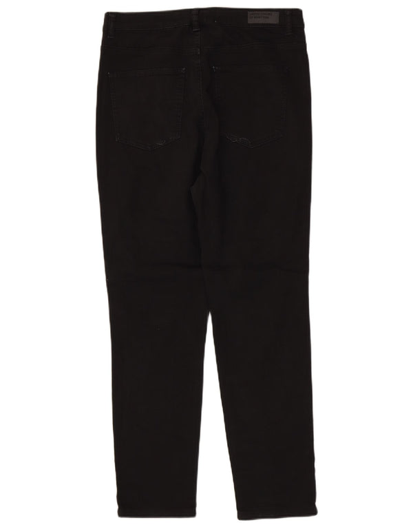 Damskie spodnie typu slim casual Benetton W30 L27 czarne