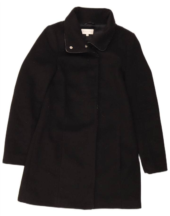Płaszcz damski Patrizia Pepe IT 40 Small, czarny, wełniany