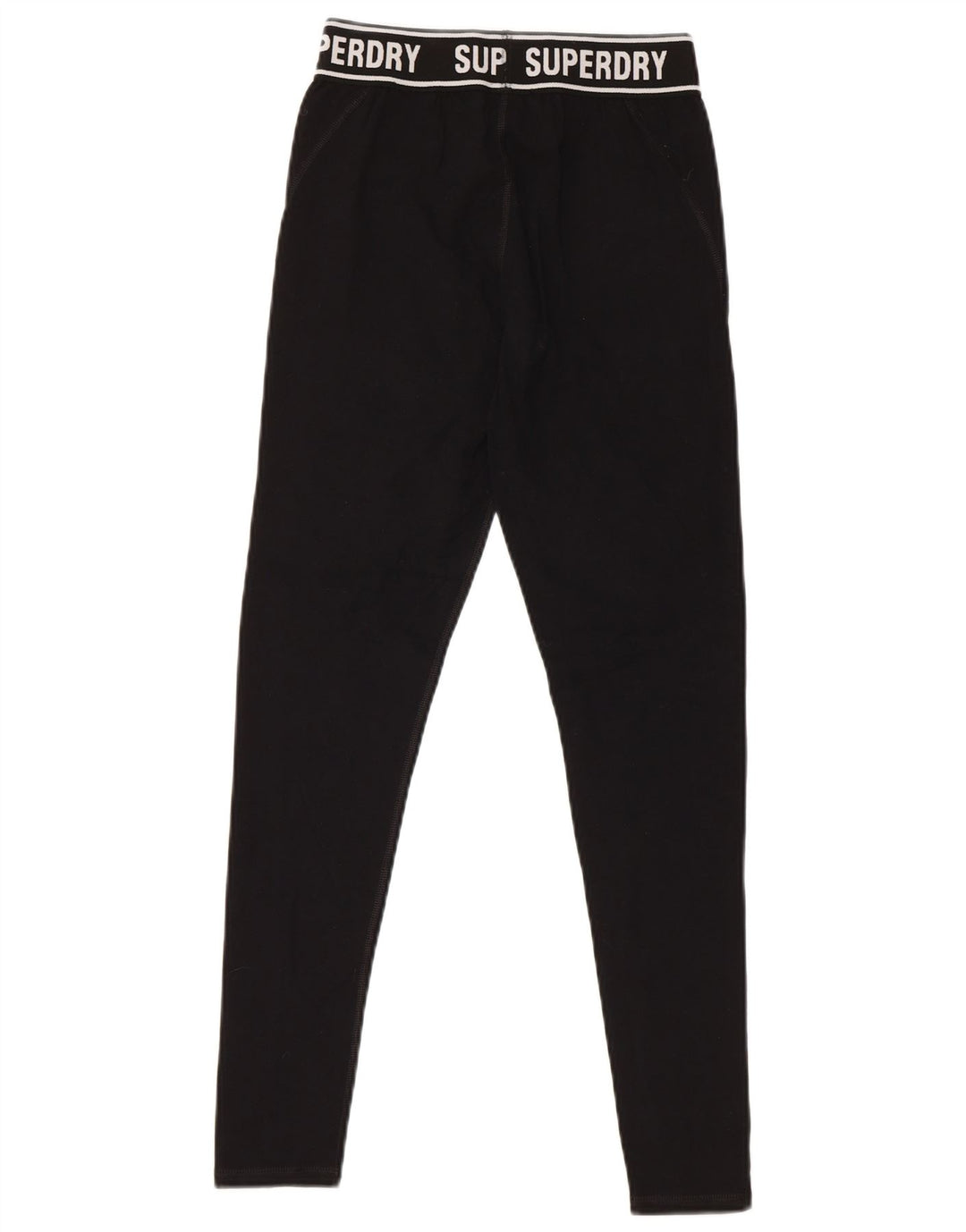 Damskie legginsy SUPERDRY Graphic UK 8 Small, czarne, bawełniane