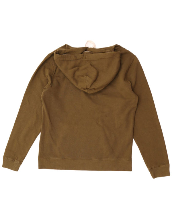 Męski sweter z kapturem i grafiką Jack Wills, duży, bawełniany khaki