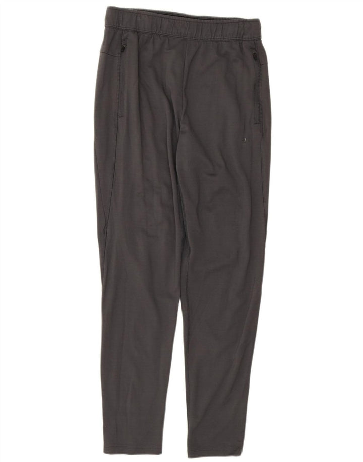 RUSSELL ATHLETIC Mens Tracksuit Trousers  Medium  Grey Rayon