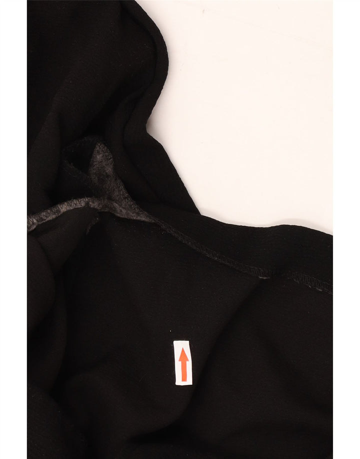 Topshop damski płaszcz oversize UK 12, średni czarny poliester