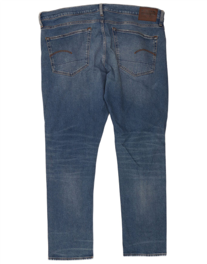 Męskie jeansy G-Star 3301 Slim W40 L32 Niebieskie