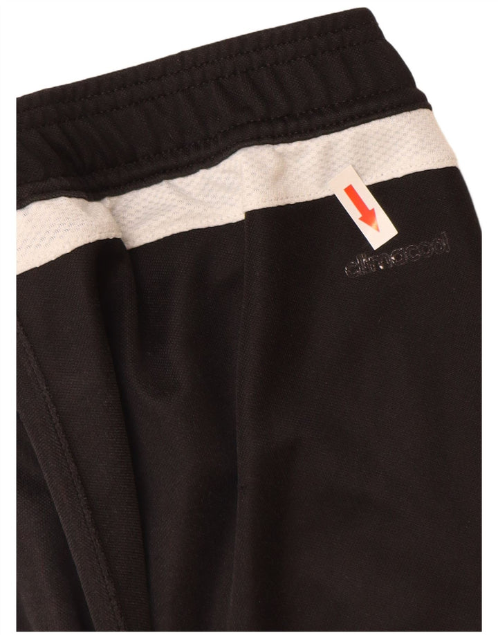 Męskie spodnie dresowe Adidas Climacool, małe, czarne, poliestrowe