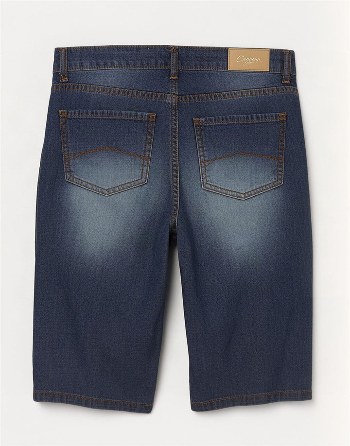 Damskie spodenki jeansowe Carrera W27 Small Blue Cotton