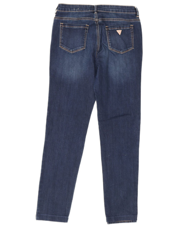 Jeansy chłopięce Guess Skinny 15-16 lat W32 L27 Granatowa bawełna