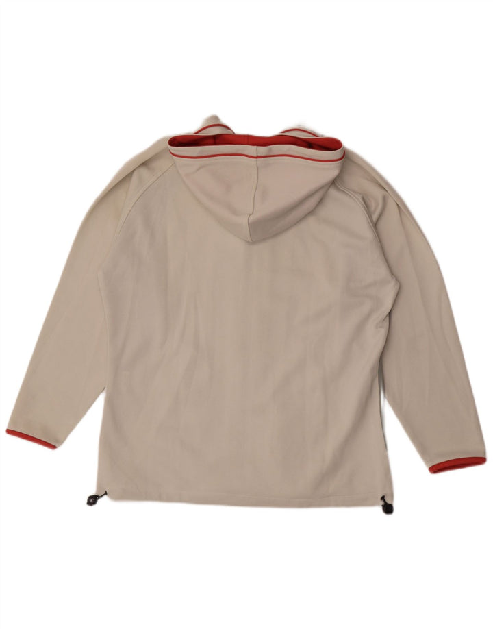 Męska bluza dresowa z kapturem Asics, średnia, złamana biel, blok kolorów