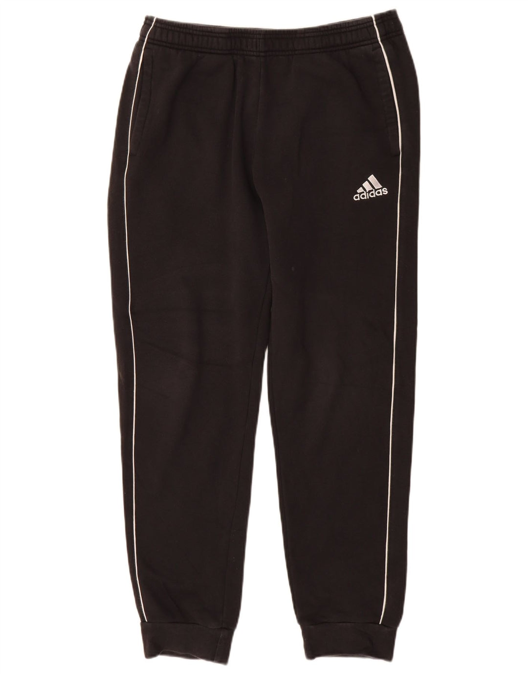 Męskie spodnie dresowe Adidas, średnie czarne, bawełniane